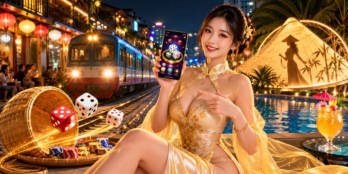 Không khí sôi động tại sòng bạc trực tuyến với bộ xúc xắc tài xỉu phong cách Hà Nội